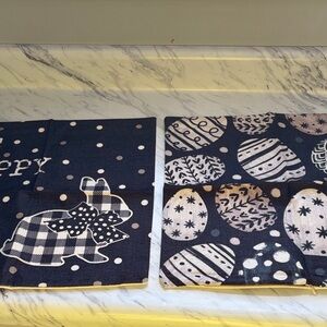 Easter Bunny and Egg Pattern Pillow Covers